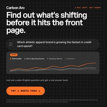 Ad by Carbon Arc