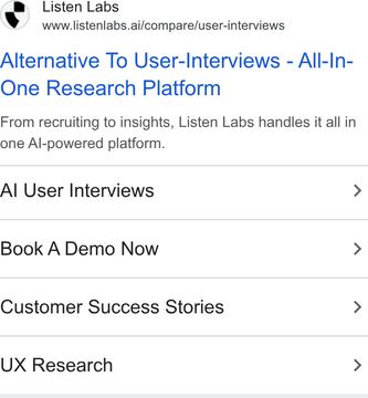 Ad by Listen Labs