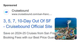 Ad by Cruisebound