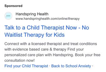 Ad by Handspring Health