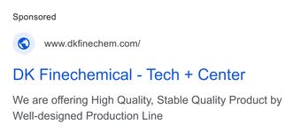 Ad by DK Fine Chemical
