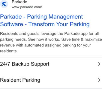 Ad by Parkade