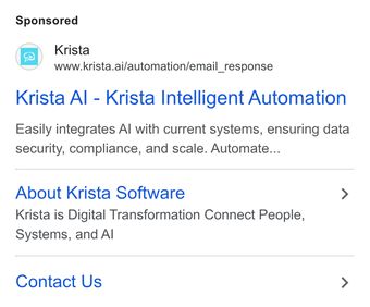 Ad by Krista Software