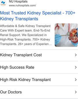 Ad by NU HOSPITALS