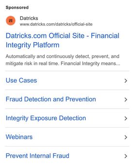 Ad by Datricks