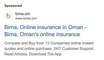 Ad by Bima