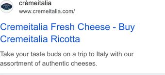 Ad by Cremeitalia