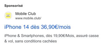 Ad by Mobile Club