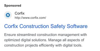 Ad by Corfix