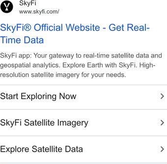 Ad by SkyFi®