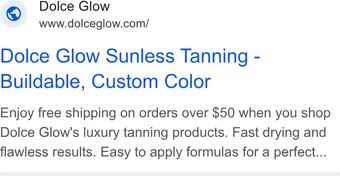 Ad by Dolce Glow