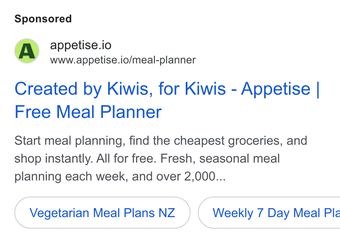 Ad by Appetise