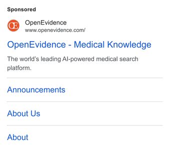 Ad by OpenEvidence