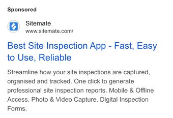 Ad by Sitemate