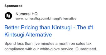 Ad by Numeral Two Inc