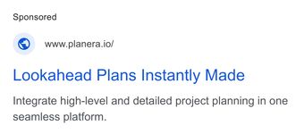 Ad by Planera