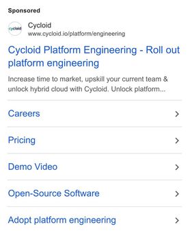 Ad by Cycloid