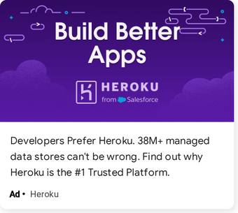 Ad by Heroku