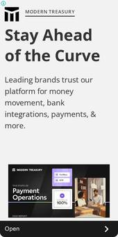 Ad by Modern Treasury