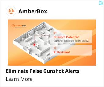 Ad by AmberBox Gunshot Detection