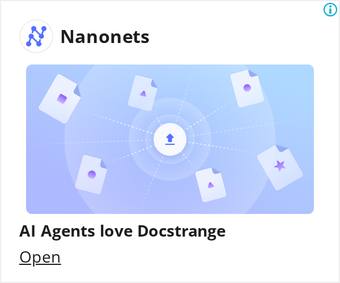 Ad by NanoNets