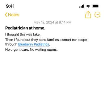 Ad by Blueberry Pediatrics