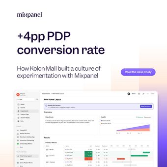 LinkedIn ad by Mixpanel (B2B)