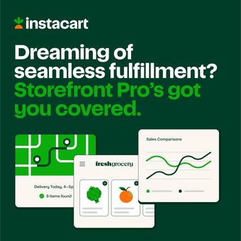 LinkedIn ad by Instacart (Consumer)