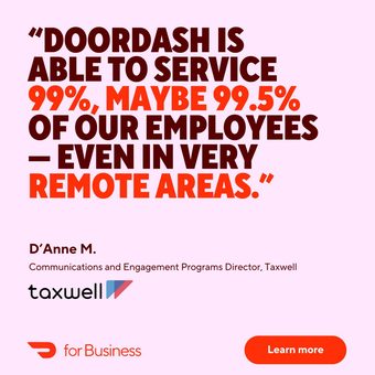 LinkedIn ad by DoorDash (Consumer)