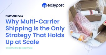 LinkedIn ad by EasyPost (B2B)