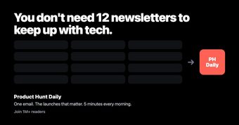 LinkedIn ad by Product Hunt (Consumer)