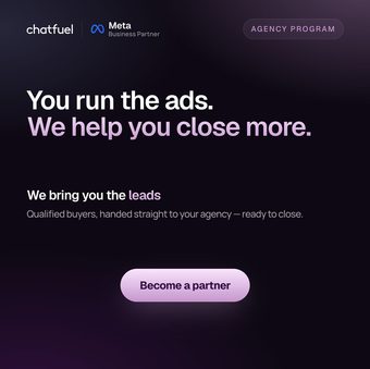 LinkedIn ad by Chatfuel (B2B)