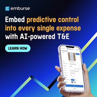 LinkedIn ad by Emburse (Fintech)
