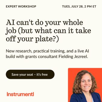 LinkedIn ad by Instrumentl (B2B)