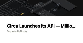 LinkedIn ad by Circa (B2B)