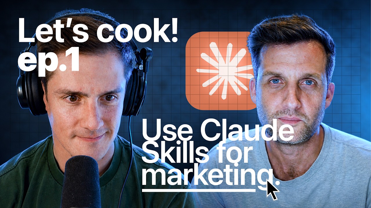 Let's cook episode 1 — Claude Skills for marketing